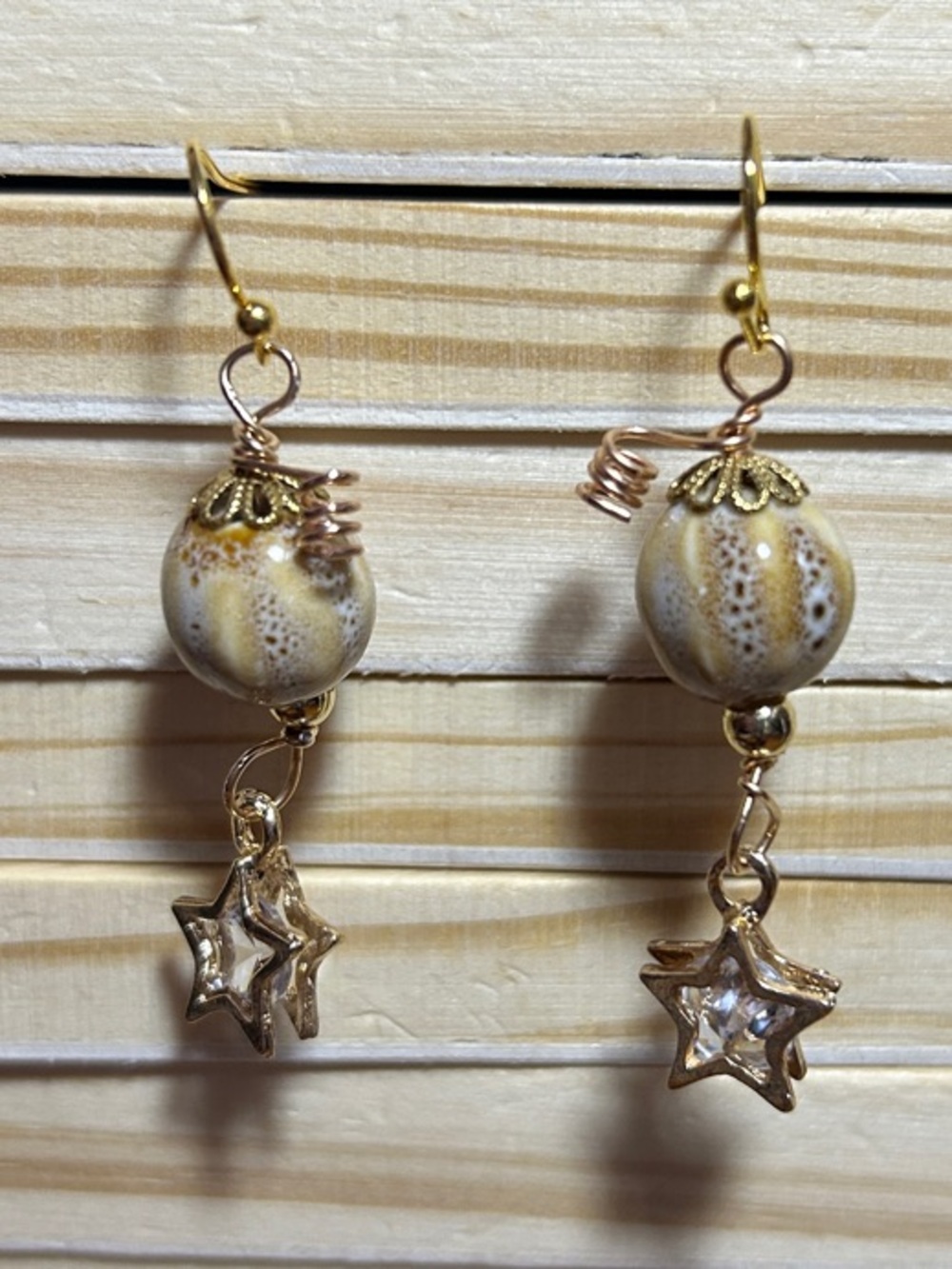 3/$25 Fall Inspired Star Dangle Earrings
